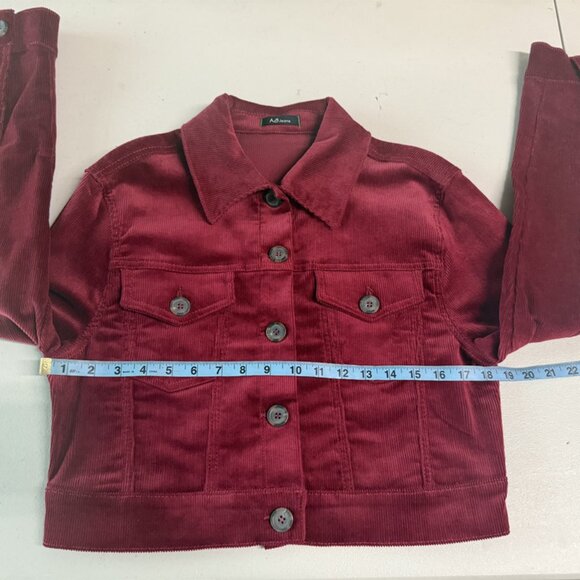 Angry Rabbit Crop Corduroy Long Sleeve Jacket - Picture 4 of 5